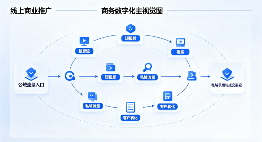 达县线上商业推广怎么做？全域流量闭环搭建与低成本转化实战指南